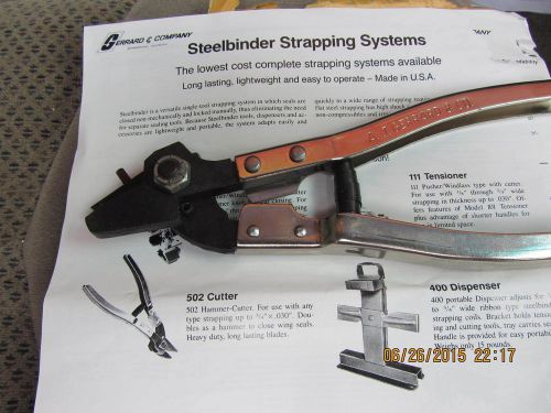 Aj gerrard &amp; co. 1&#034; steel strap strapping banding cutter  #502 new free shipping for sale
