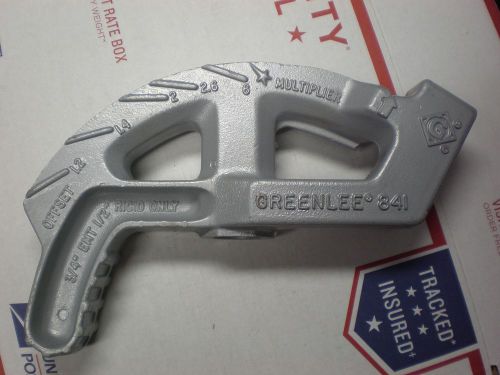 New tool greenlee 841 conduit bender head  3/4&#034; emt / 1/2&#034; rigid no reserve for sale
