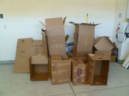 More than 20 midium cardboard moving packing box / shipping boxes for sale