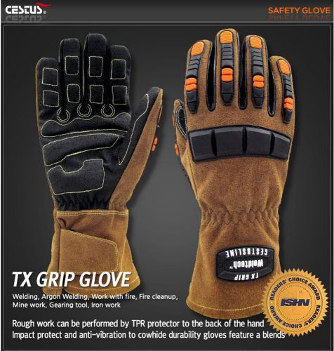 Industrial Safety Glove, TX Grip (Size option : M, L, XL )