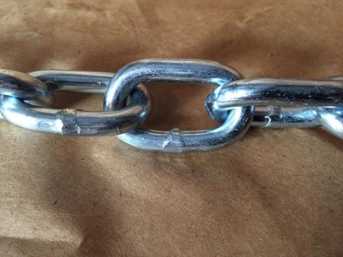 CM Chain,Grade 30,1/4 Size,20 ft., zinc plated