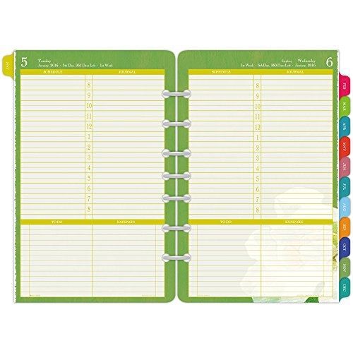 Day-Timer One Page Per Day Refill 2016, 12 Months, Loose-Leaf, Desk Size, 5.5 x