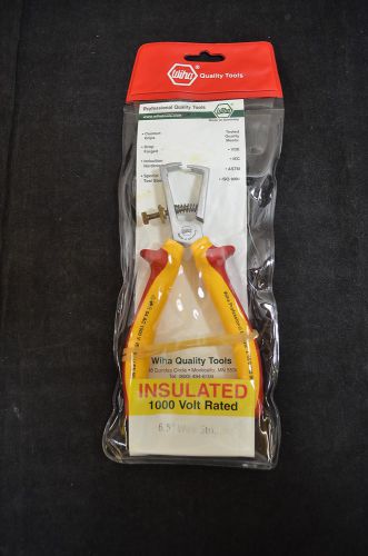 Wiha 6.5&#034; Wire Stripper Insulated 1000 Volt Rated 1262-4