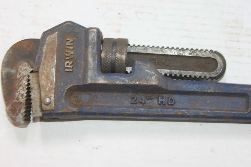 IRWIN Vise-Grip 24&#034; Steel Heavy Duty Tools 2 Ft. Straight Adjustable Pipe Wrench