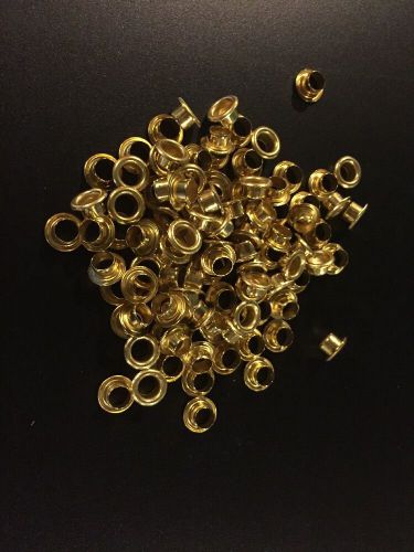Eyelets Brass Plated 1/4&#034; 100 Pack!