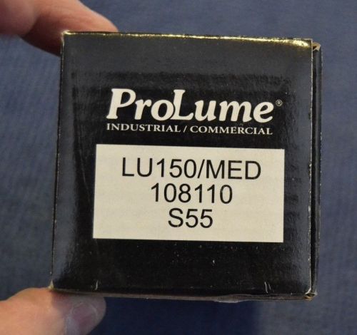 NEW LU150/MED 108110 HALCO ProLume High Pressure Sodium Lamp ED17 E26 S55 CLEAR