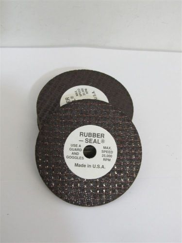 Rubber Seal .080&#034; x 3&#034; Cut Off Wheel - 1 lot of 10 wheels