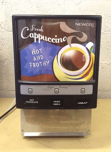 Newco Mini Cap-3 Cappuccino Dispenser 3-Beverage Coffee Maker Machine