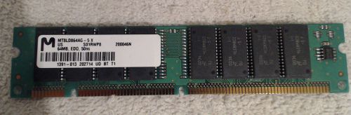 Micron Ram Memory 64MB EDO 50ns MT8LD864AG x5 (72-pin) Card