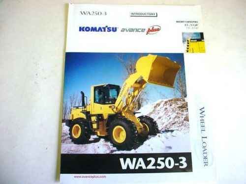 Komatsu WA250-3 Wheel Loader Color Brochure