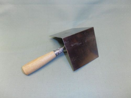 Drywall inside corner taping trowel, stainless steel for sale