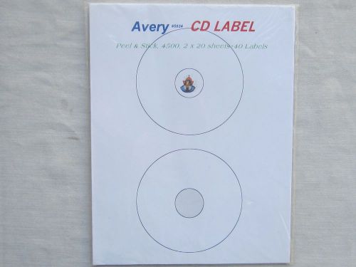 Avery 4.5 in Diameter CD Label 40 MPN 5824