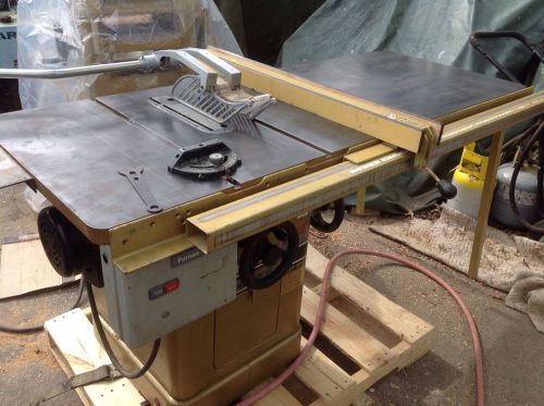Powermatic 66 table saw with cast iron table extension single phase for sale