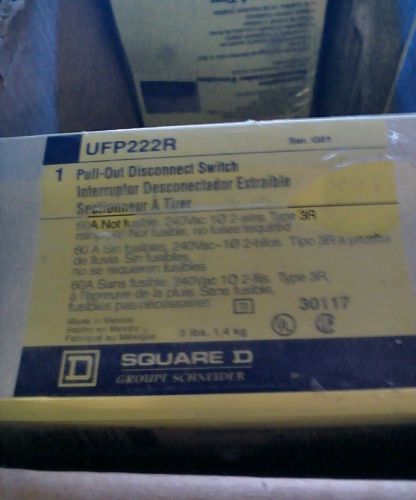 Square D Pull-Out Disconnect Switch UFP222R