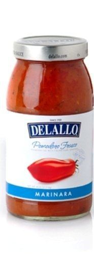 Delallo Pomodoro Fresco Marinara Sauce, 25.25-Ounce Bottle (Pack of 6)