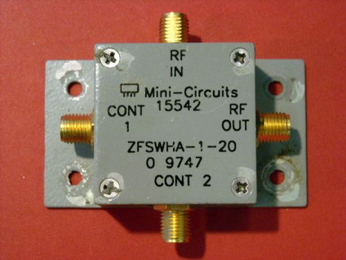 Mini-Circuits ZFSWHA-1-20 Coaxial High Isolation Switch (dc-2 GHz),
