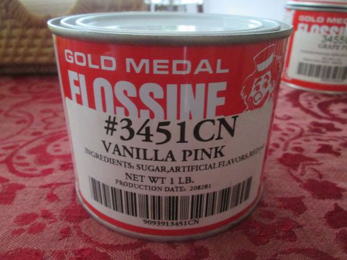 Gold Medal Flossine Vanilla Pink 1 lbs. 3451CN NEW Cotton Candy US