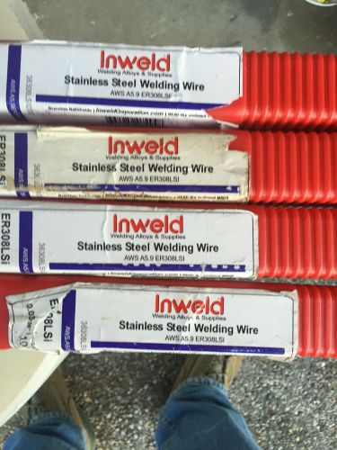 Er 308/308l stainless steel tig welding rod .035&#034; x 36&#034;  40 lbs inweld for sale