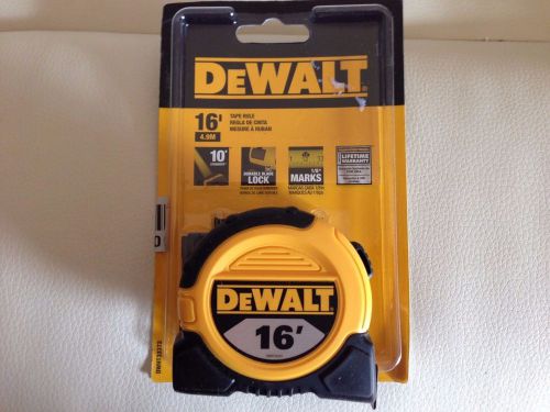 Dewalt 16&#039; tape measure dwht33372 *new* in retail package! for sale