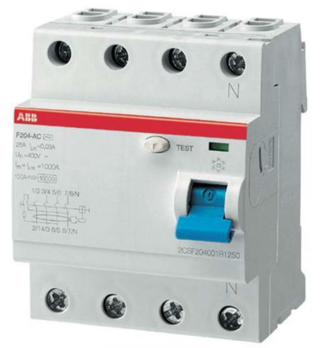ABB  Residual Current DevIice F204 AC-25/0.03, 2CSF204001R1250