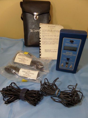 Thermal Engineering Digital Thermometer Model 4301 with Case 14109 Probes