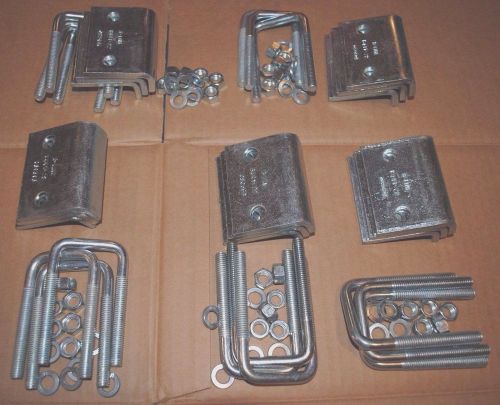 Lot of 15 new cooper b-line beam clamp brackets b441-22 complete clamps w/ nuts for sale