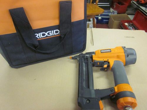 Ridgid Air Finish Stapler. Model R150FSA. 3/8&#034; - 1 1/2&#034;. 18ga w/ Case
