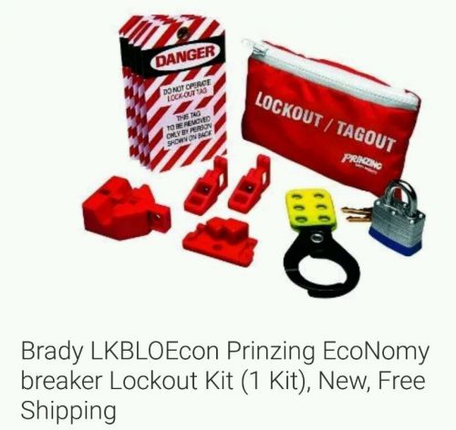 Brady LKBLOEcon Prinzing EcoNomy breaker Lockout Kit (1 Kit), New, Free Shipping