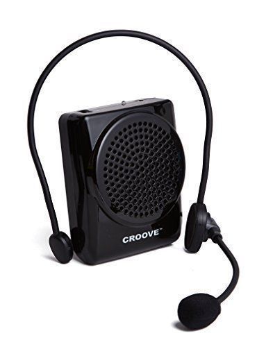 Croove rechargeable voice amplifier, with waist/neck band &amp; belt clip, 20 watts. for sale