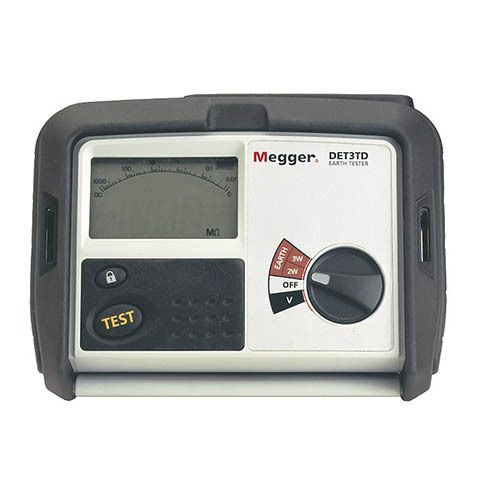 Megger DET3TD, 3-Terminal Digital Ground Tester;Battery