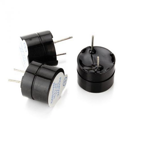 2pcs 5v active buzzer magnetic long continous beep tone alarm ringer 12mm gus for sale