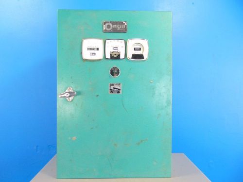 ONAN AUTO TRANSFER SWITCH 30amp 120/208V 3ph 4 wire cond unknown sold ASIS