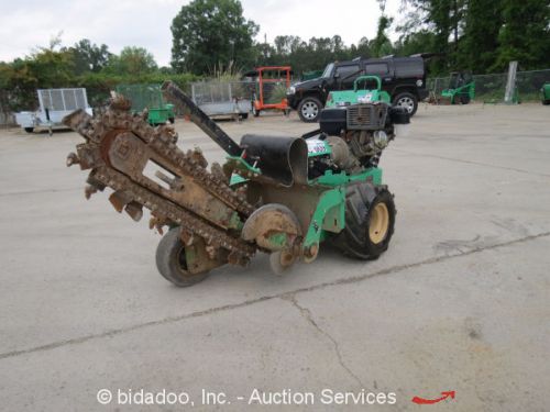 2011 ditch witch rt-10 walk behind self propelled 36&#034; honda gas bidadoo trencher for sale