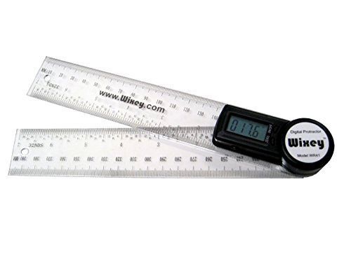 Wixey 8/ 200mm Digital Angle Protractor with Clear Plastic Rule - WR41