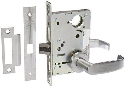 Sargent 8200 Series Satin Chrome Plated Passage or Closet Mortise Lock with L