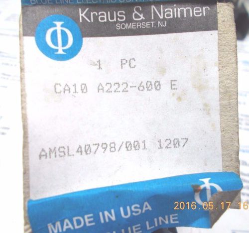 Kraus &amp; Naimer CA10-A222-600 E Rotary
