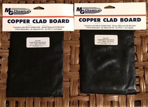 MG Chemicals Pre-sensitized 100 x 150mm Copper Clad Board Cat 687