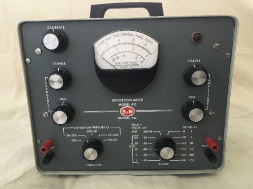 Audio Distortion Meter, B&amp;W Model 410