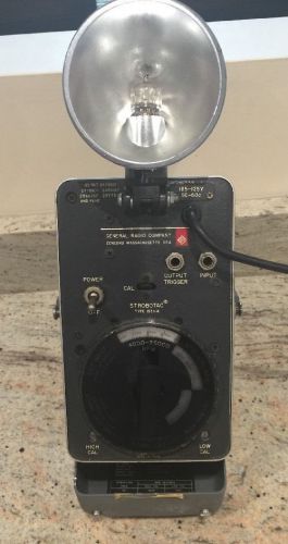 Vintage Strobotac Stroboscope 1531A General Radio Co. Works .
