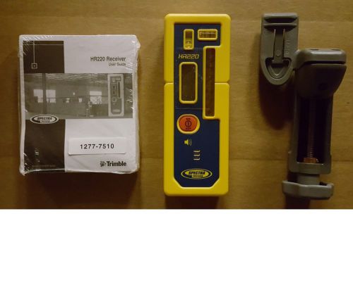 Spectra precision hr220 laser receiver and rod clamp for rotary laser. for sale