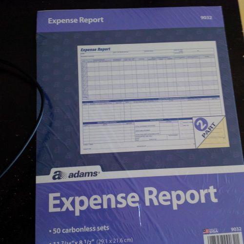 Adams Two Part Expense Report