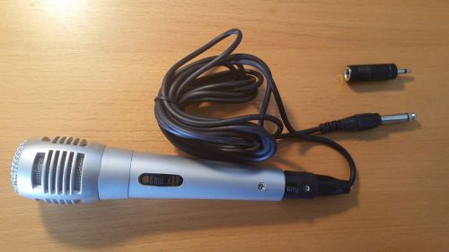 Dynamic microphone 600ohm impedance with wire for sale