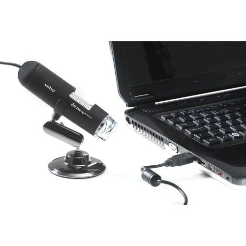 Veho VMS-001 x20-x200 Magnification Discovery Digital USB Microscope with Alloy