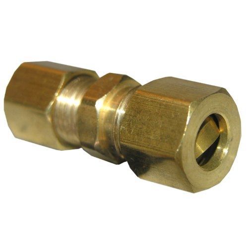 Lasco 17-6223 3/8-inch compression by 5/16-inch compression brass union for sale
