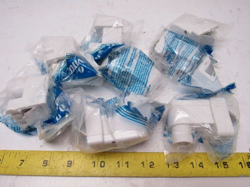 Leviton 5C399 Fluorescent Lamp Holder 600V Recessed Double Contact Lot of 8
