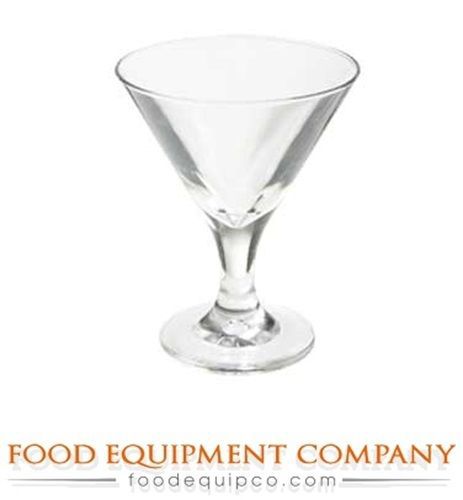 GET Enterprises SW-1430-1-CL SW-1430 SW1430 3 oz. SAN Plastic Martini Glass ...