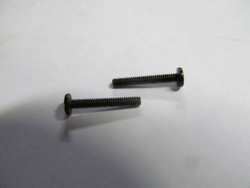(100) Binding Head Slotted Steel Machine Screws 2-56 X 19/32&#034;,  Made In USA.