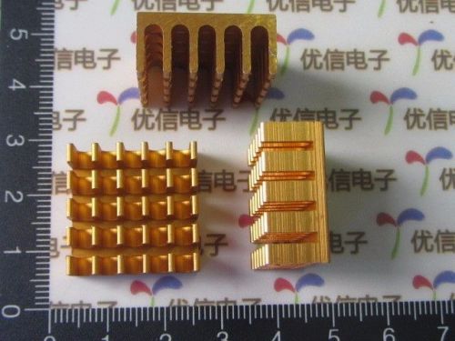 5PCS Golden 22*22*10MM Heatsink Heat Sink Thermal Routing CPU heatsink