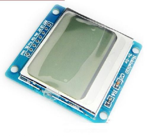 Blue Backlight Nokia 5110 LCD Module with Adapter PCB for Arduino
