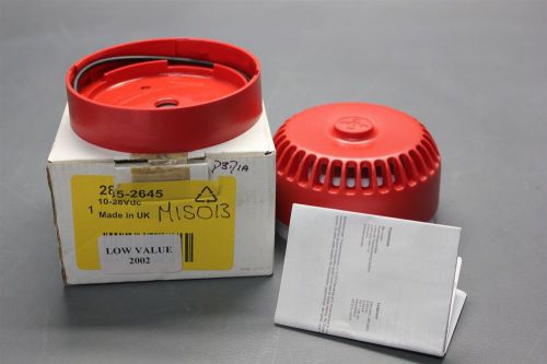 NEW RS RED INDUSTRIAL ALARM SOUNDER 285-2645 (S19-4-159C)